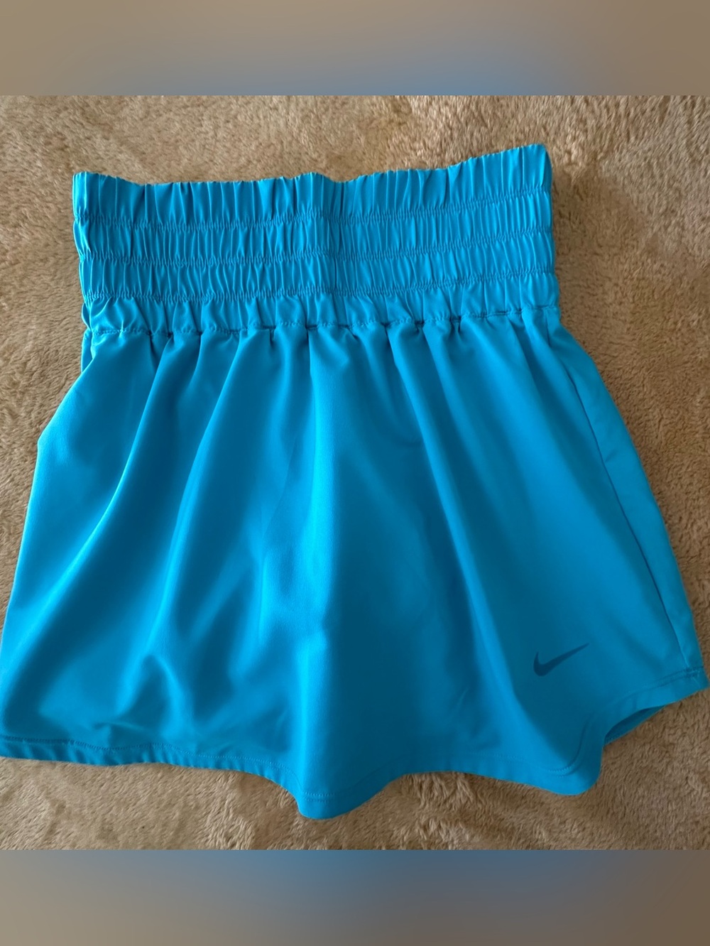 NWT Nike One Dri-FIT Ultra High-Waisted Skort XS Blue Turquoise Built-In Shorts